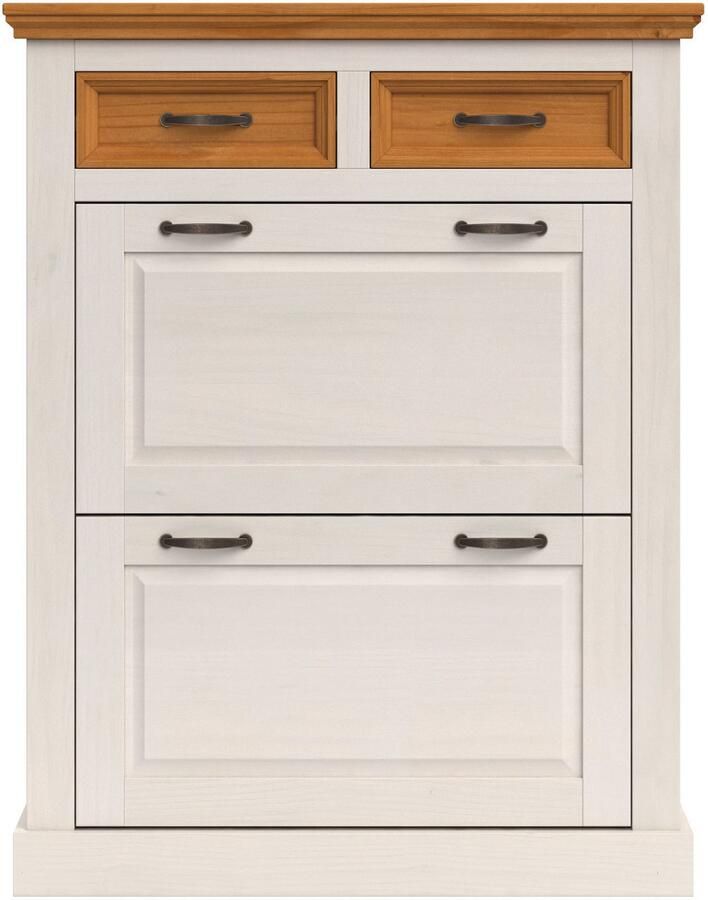 Home affaire Schoenenkast Selma met 2 kleppen en 2 lades breedte 90 cm - Foto 9