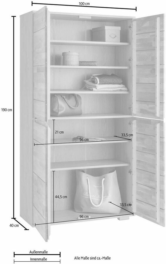 Home affaire Schoenenkast Vetro