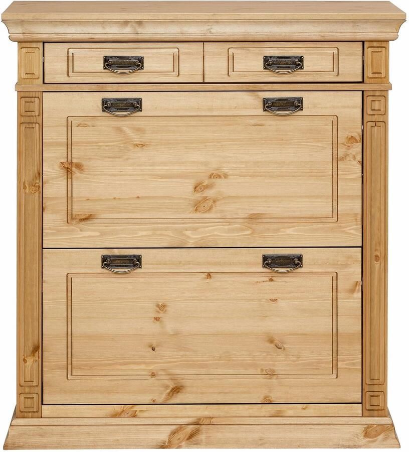 Home affaire Schoenenkast Vinales Breedte 96 cm van massief grenen