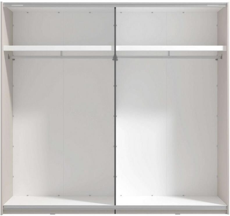 Home affaire Schuifdeurkast Belfort kledingkast met spiegel gemaakt in Europa 2 schuifdeuren 220x61x205cm fsc -gecertificeerd houtmateriaal - Foto 2