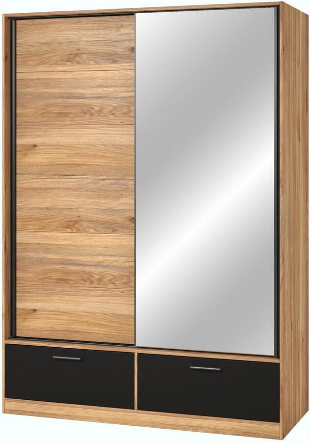 Home affaire Schuifdeurkast Faweza Breedte 200 cm Kledingkast incl. volledige binnenuitrusting - Foto 3