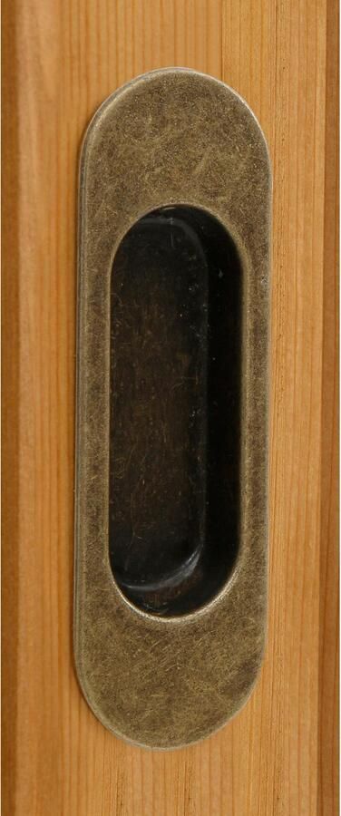 Home affaire Schuifdeurkast Konrad Breedte 111 cm van massief FSC -gecertificeerd dennenhout - Foto 9