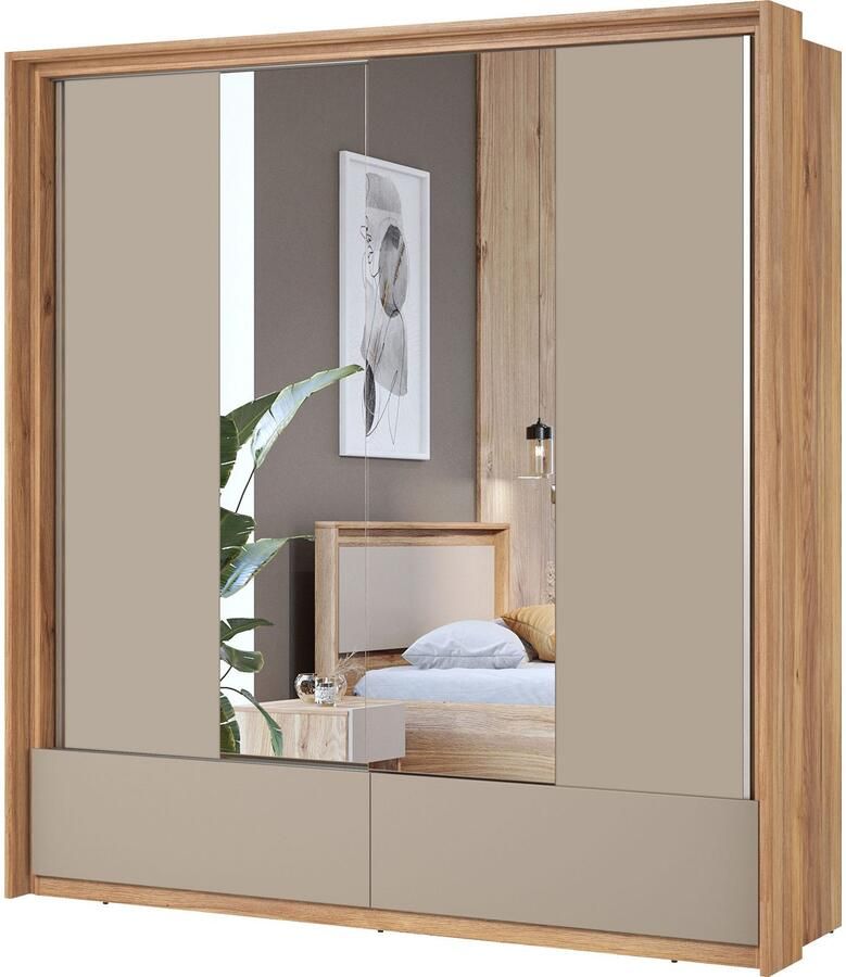 Home affaire Schuifdeurkast Wharton Breedte 159 of 209 cm Kledingkast incl. Binneninrichting - Foto 3