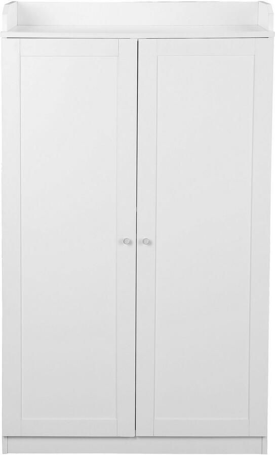 Home affaire Secretaire Aalborg PC-kast in landelijke stijl toetsenborduitgang opbergruimte 80x134 5 cm - Foto 6