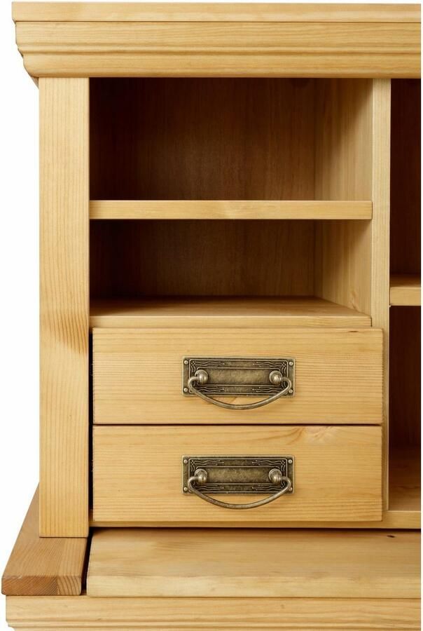 Home affaire Secretaire Konrad Bureau van massief hout met veel opbergruimte B89 x H122 cm - Foto 5