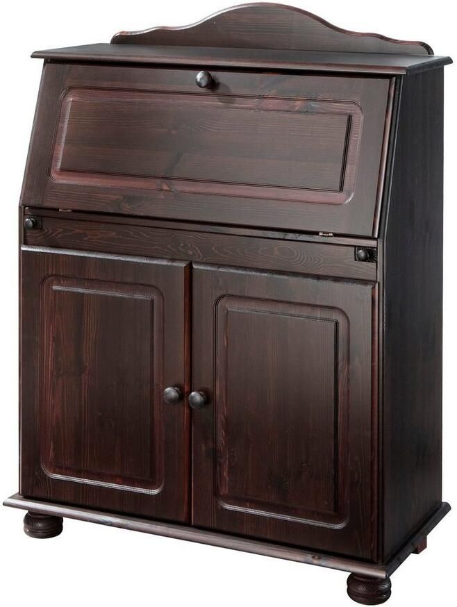 Home affaire Secretaire Mette bureau in landhuisstijl gemaakt van massief hout breedte 82 cm - Foto 8
