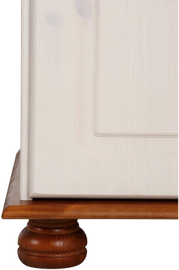 Home affaire Secretaire Mette bureau in landhuisstijl gemaakt van massief hout breedte 82 cm - Foto 8