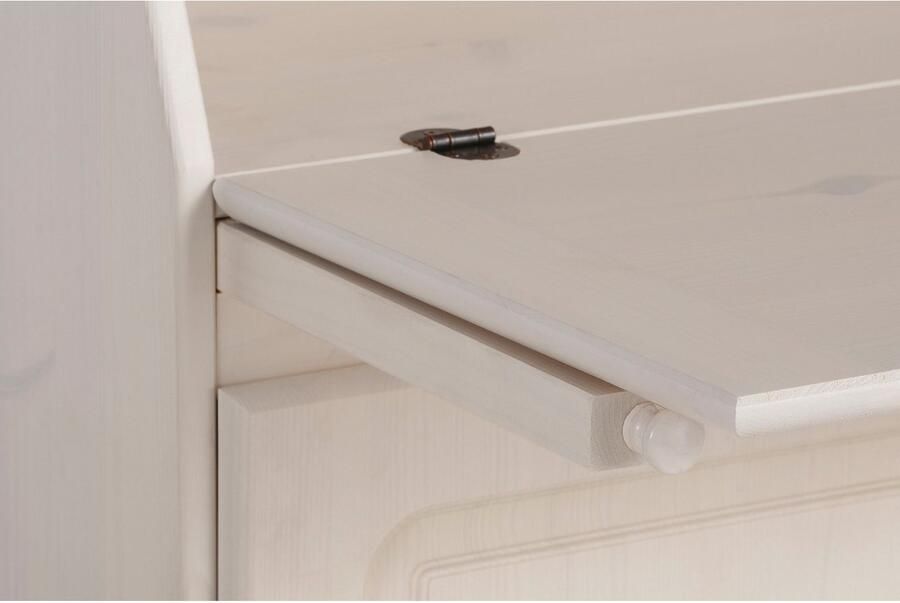 Home affaire Secretaire Mette bureau in landhuisstijl gemaakt van massief hout breedte 82 cm - Foto 7