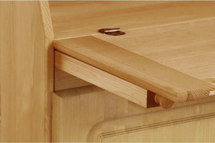 Home affaire Secretaire Mette bureau in landhuisstijl gemaakt van massief hout breedte 82 cm - Foto 7