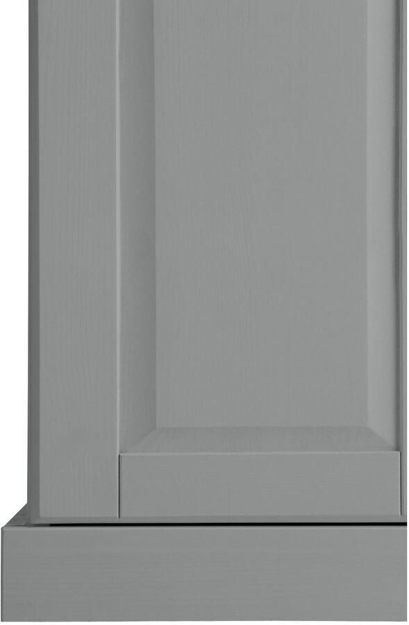 Home affaire Secretaire Rosi in landelijke stijl Bureau van massief hout met vitrine in 2 breedtes - Foto 6