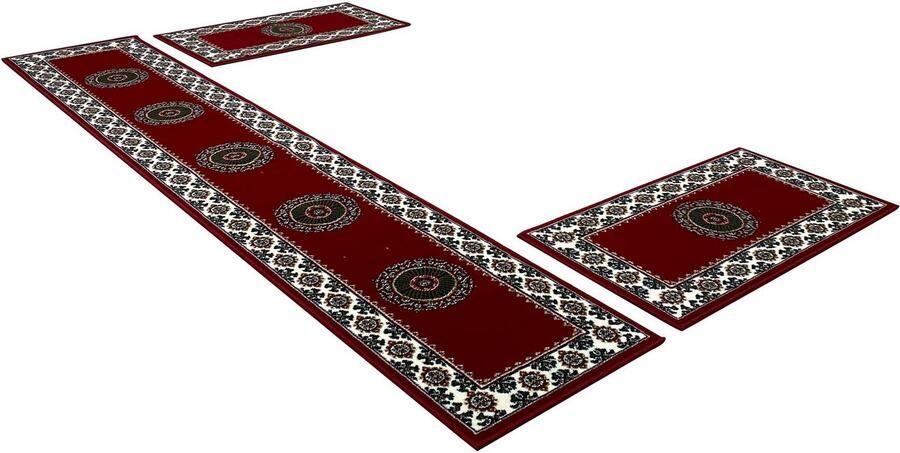 Home affaire Set slaapkamerkleedjes Shari Made in Belgium Oriënt-look slaapkamerkleed loperset voor de slaapkamer - Foto 5