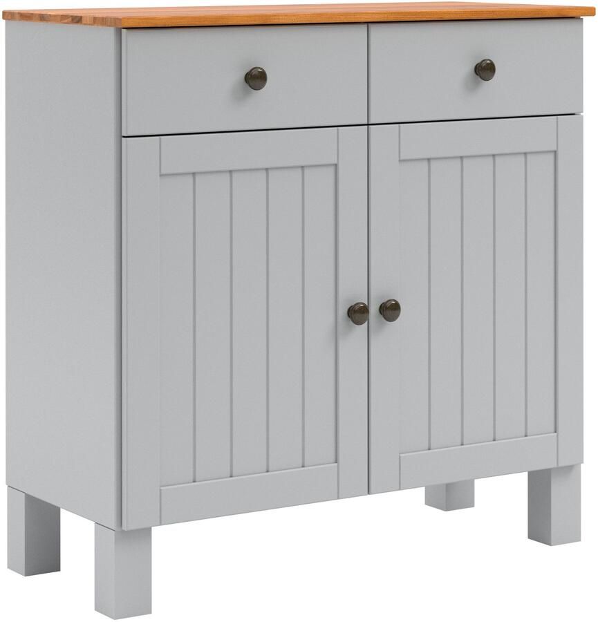 Home affaire Sidetable Alby2 Met 2 deuren 2 lades en metalen grepen breedte 85 cm - Foto 7
