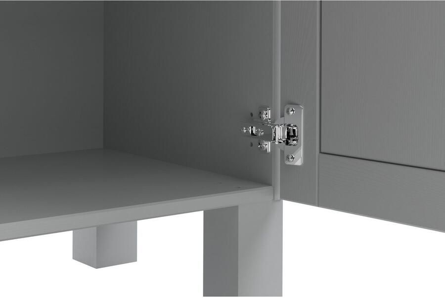 Home affaire Sidetable Alby2 Met 2 deuren 2 lades en metalen grepen breedte 85 cm - Foto 3