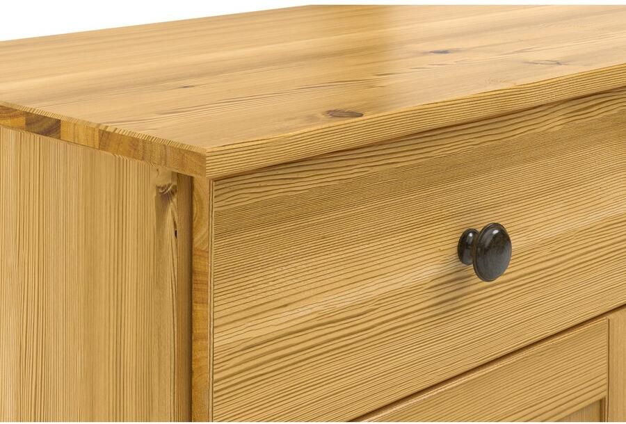 Home affaire Sidetable Alby2 Met 2 deuren 2 lades en metalen grepen breedte 85 cm - Foto 2