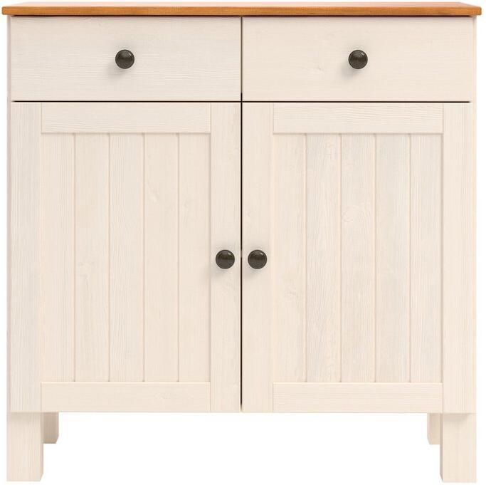 Home affaire Sidetable Alby2 Met 2 deuren 2 lades en metalen grepen breedte 85 cm - Foto 6