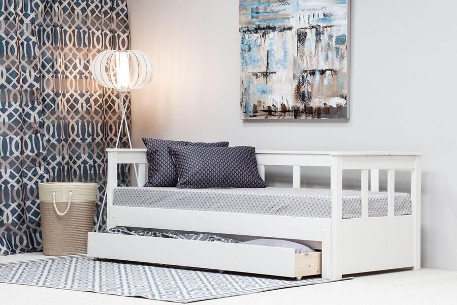 Home affaire Slaapbank AIRA kinderbed gastenbed Skandi-design lade optioneel met uittrekbare slaapruimte ideaal voor de jeugd- of logeerkamer - Foto 5