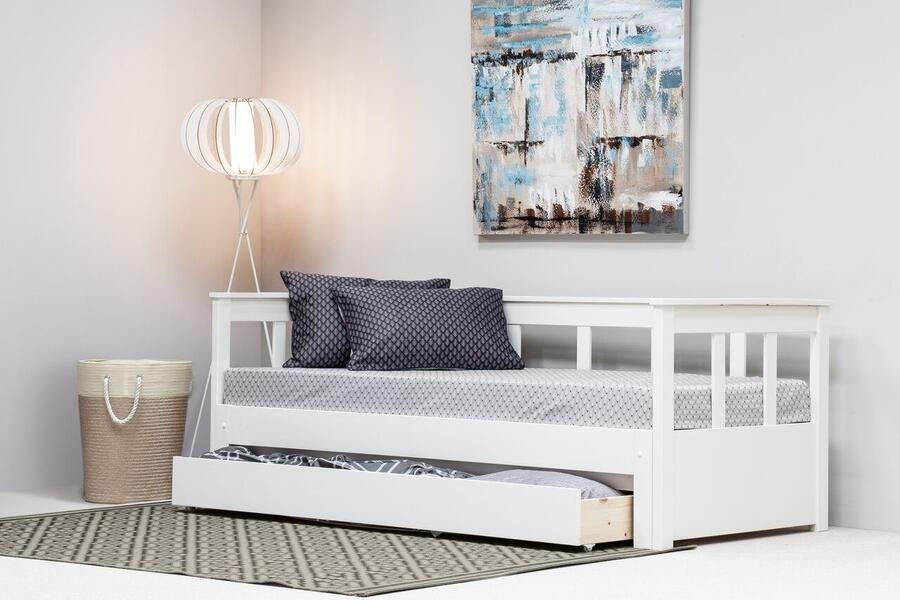 Home affaire Slaapbank AIRA kinderbed gastenbed Skandi-design lade optioneel met uittrekbare slaapruimte ideaal voor de jeugd- of logeerkamer - Foto 6