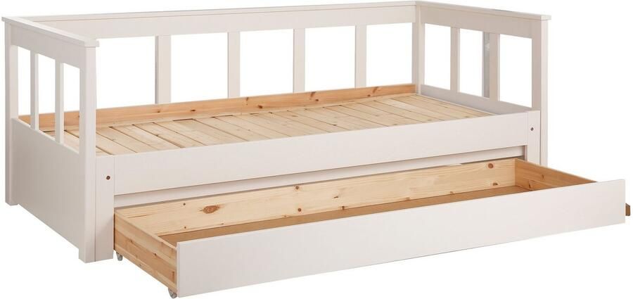 Home affaire Slaapbank "AIRA" kinderbed logeerbed scandi-design lade optioneel met uittrekbare slaapruimte ideaal voor de jeugd- of logeerkamer - Foto 9