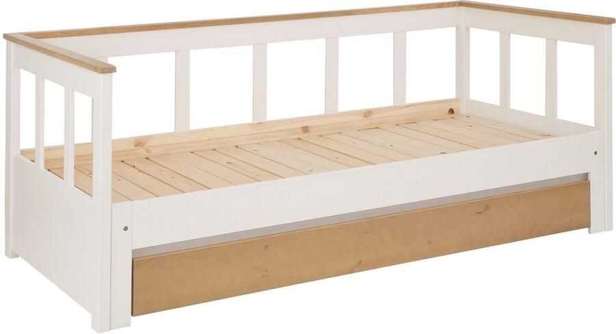Home affaire Slaapbank "AIRA" kinderbed logeerbed scandi-design lade optioneel met uittrekbare slaapruimte ideaal voor de jeugd- of logeerkamer - Foto 6