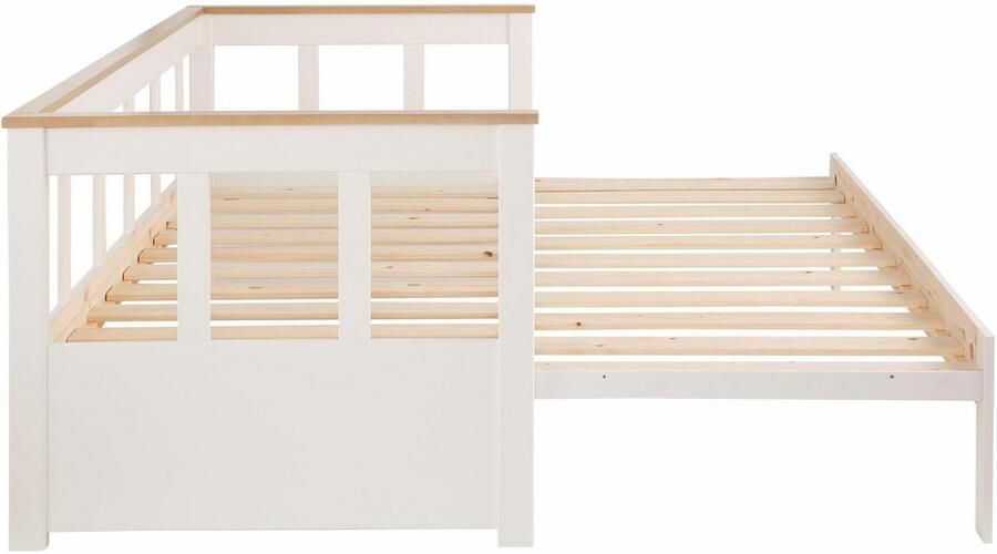 Home affaire Slaapbank "AIRA" kinderbed logeerbed scandi-design lade optioneel met uittrekbare slaapruimte ideaal voor de jeugd- of logeerkamer - Foto 4
