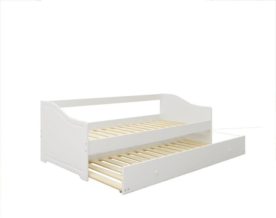 Home affaire Slaapbank Arlo inclusief 2 matrassen + lattenbodems jeugdbed logeerbed (set 5-delig) - Foto 4