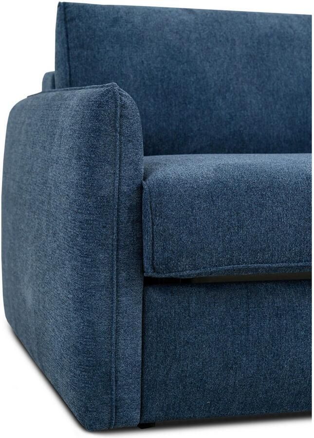 Home affaire Slaapbank Bergamons 2-zits met doorlopende slaapfunctie inclusief pocketveringmatras lattenbodem