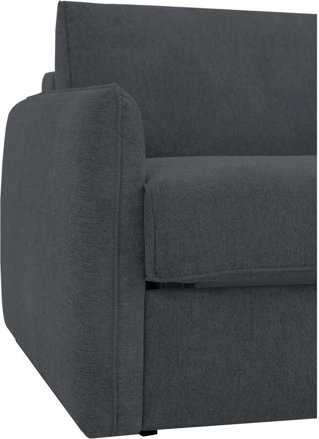 Home affaire Slaapbank Bergamons 2-zits met doorlopende slaapfunctie inclusief pocketveringmatras lattenbodem