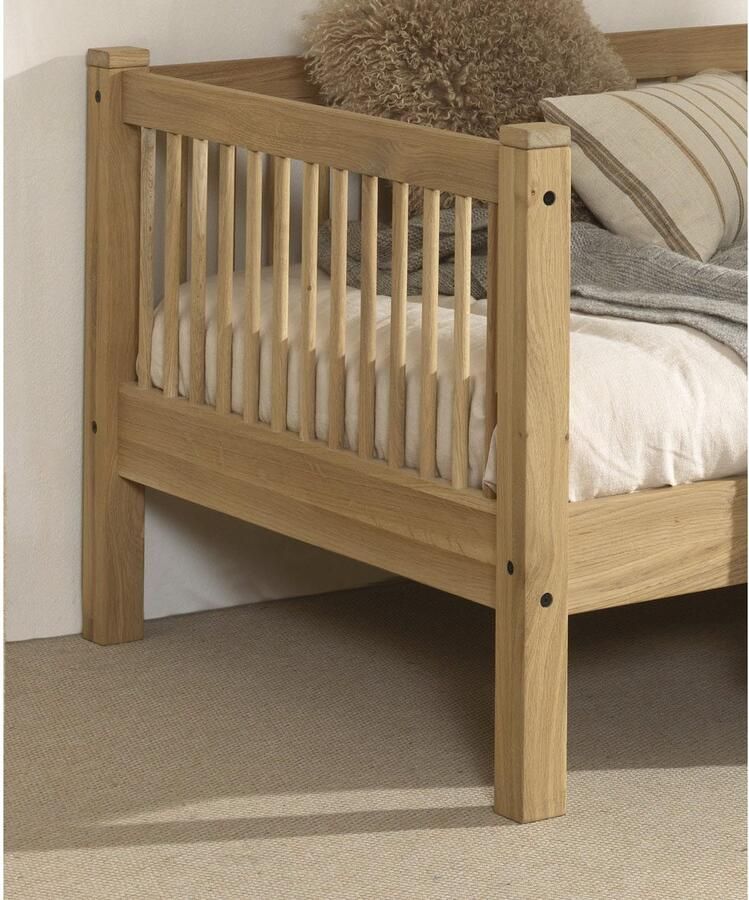 Home affaire Slaapbank Forrest 90 200 van massief eikenhout geoliede oppervlakte stevig gebouwd