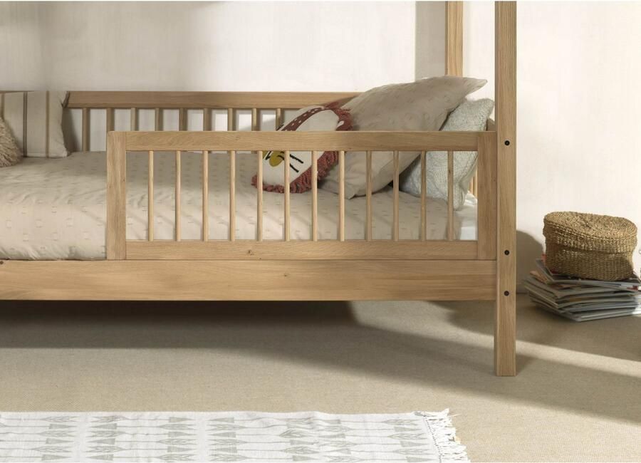 Home affaire Slaapbank Forrest 90 200 van massief eikenhout geoliede oppervlakte stevig gebouwd - Foto 2