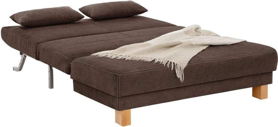 Home affaire Slaapbank GINA van bank naar bed met één handbeweging in 4 breedten lendenkussen - Foto 11