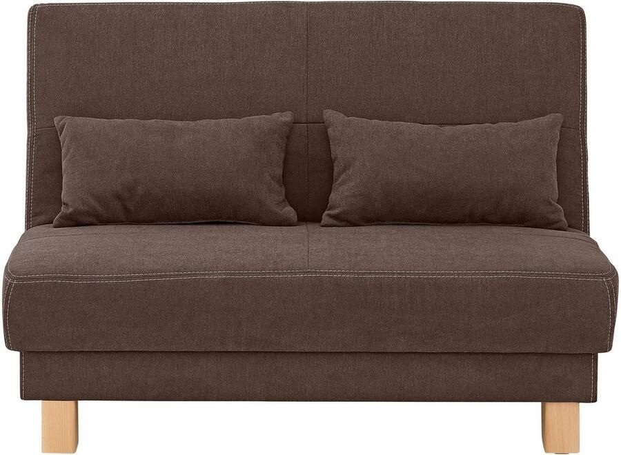 Home affaire Slaapbank GINA van bank naar bed met één handbeweging in 4 breedten lendenkussen - Foto 3