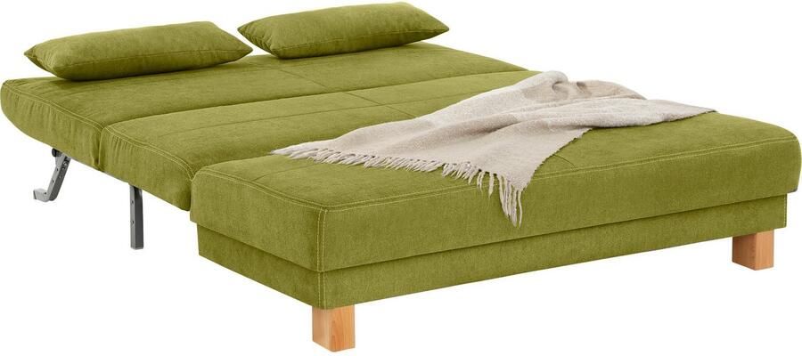 Home affaire Slaapbank GINA van bank naar bed met één handbeweging in 4 breedten lendenkussen - Foto 13