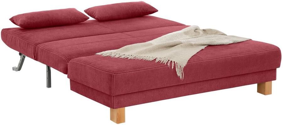 Home affaire Slaapbank GINA van bank naar bed met één handbeweging in 4 breedten lendenkussen - Foto 11