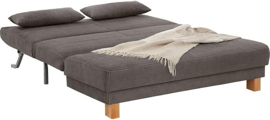 Home affaire Slaapbank GINA van bank naar bed met één handbeweging in 4 breedten lendenkussen - Foto 11