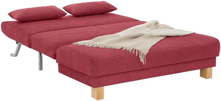 Home affaire Slaapbank GINA van bank naar bed met één handbeweging in 4 breedten lendenkussen - Foto 11