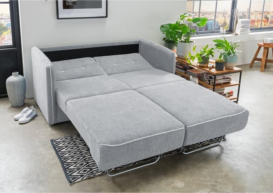 Home affaire Slaapbank Merina met tweedelige slaapfunctie lade naar voren binnenvering - Foto 2