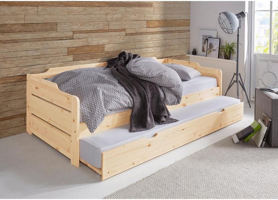 Home affaire Slaapbank "REETE" BESTSELLER! Functiebest kinderbed inclusief lade FSC gecertificeerd massief hout (dennen) klassieke landelijke stijl - Foto 2