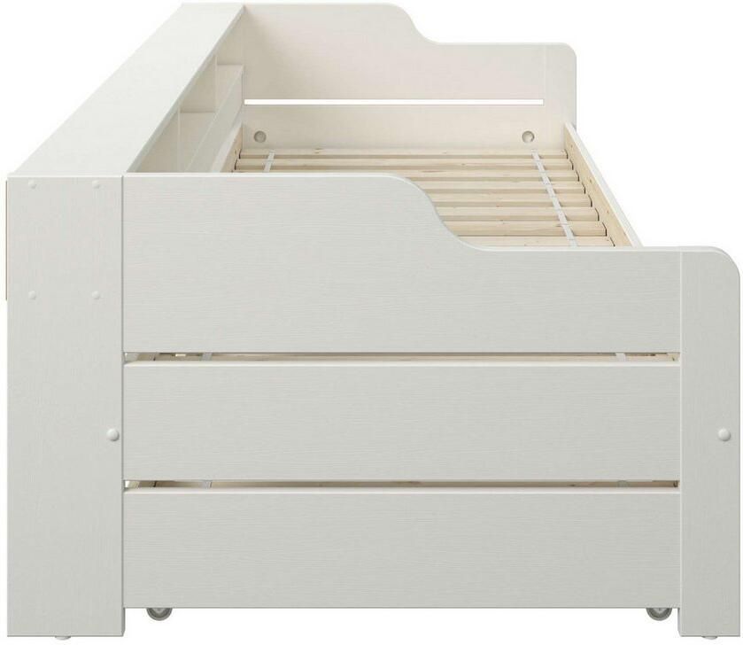 Home affaire Slaapbank REETE1 opbergruimte functioneel bed kinderbed inclusief lade met planken fsc gecertificeerd massief hout (dennen) landhuisstijl - Foto 3