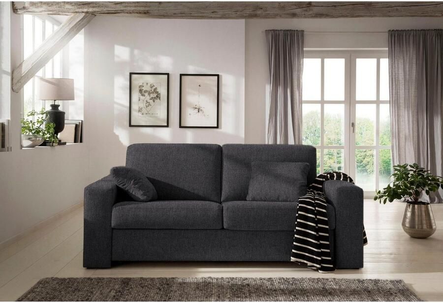 Home affaire Slaapbank Roma matras hoogte 14 cm Bedfunctie met vering lattenbodem matras - Foto 3