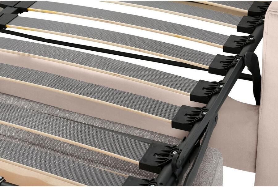 Home affaire Slaapbank Roma matras hoogte 14 cm Bedfunctie met vering lattenbodem matras - Foto 4