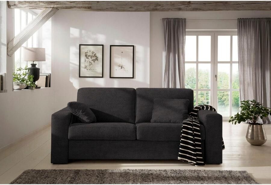 Home affaire Slaapbank Roma matras hoogte 14 cm Bedfunctie met vering lattenbodem matras - Foto 3