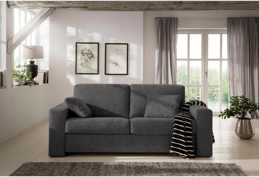 Home affaire Slaapbank Roma matras hoogte 14 cm Bedfunctie met vering lattenbodem matras - Foto 3