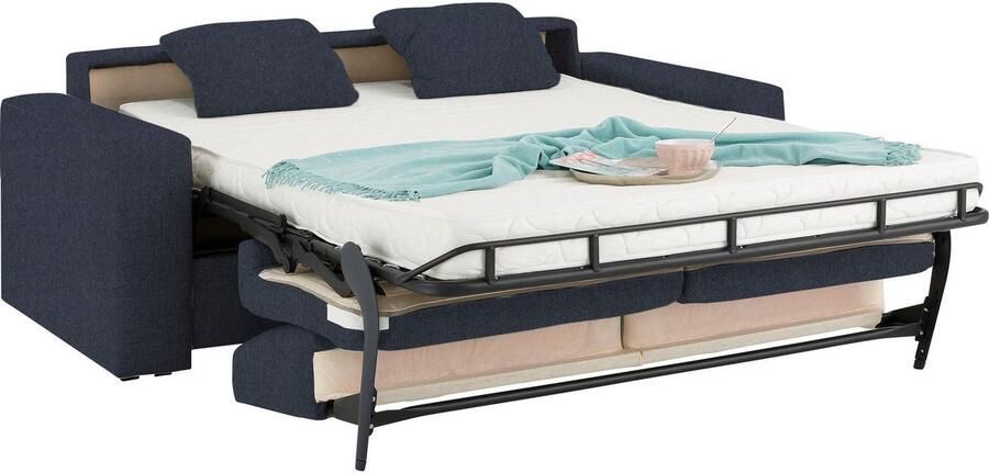 Home affaire Slaapbank Roma matras hoogte 14 cm Bedfunctie met vering lattenbodem matras - Foto 7