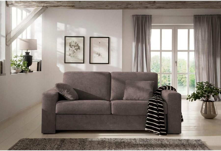 Home affaire Slaapbank Roma matras hoogte 14 cm Bedfunctie met vering lattenbodem matras - Foto 2