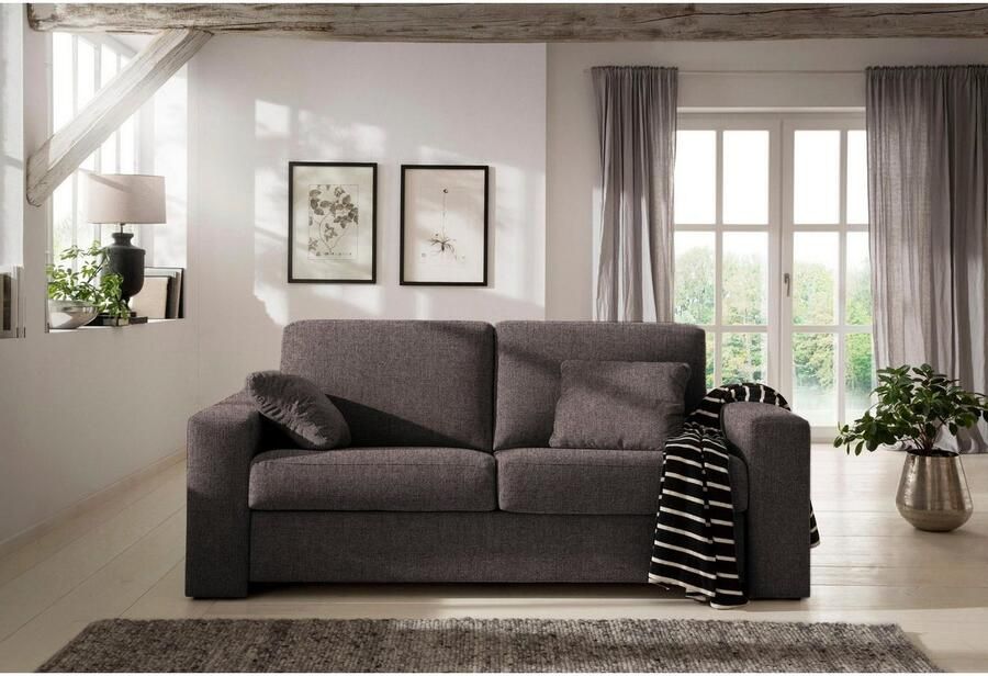 Home affaire Slaapbank Roma matras hoogte 14 cm Bedfunctie met vering lattenbodem matras - Foto 2