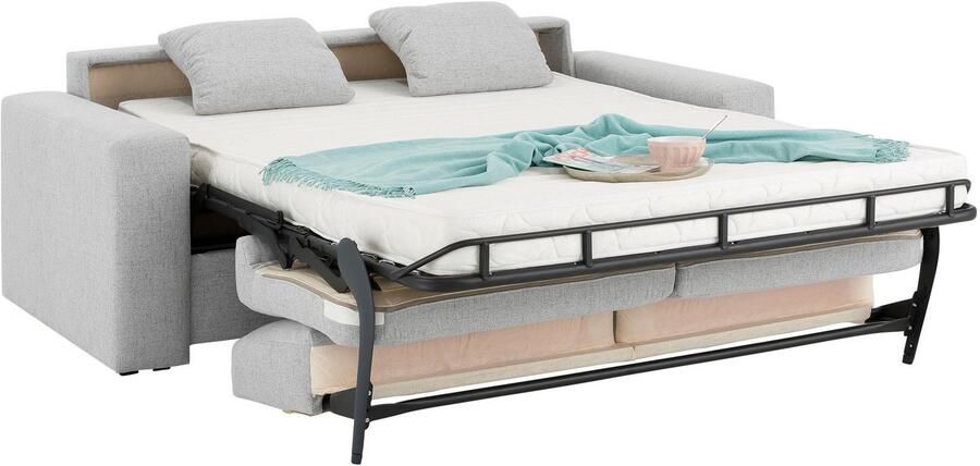 Home affaire Slaapbank Roma matras hoogte 14 cm Bedfunctie met vering lattenbodem matras - Foto 14