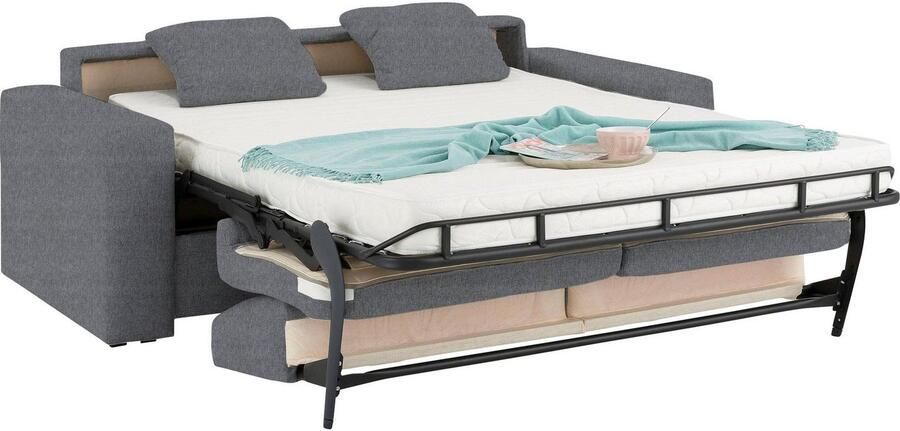 Home affaire Slaapbank Roma matras hoogte 14 cm Bedfunctie met vering lattenbodem matras - Foto 8
