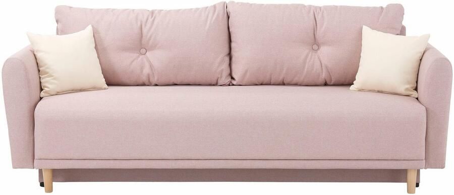 Home affaire Slaapbank Scandic incl. 2 sierkussens en bedkist capitonnage in rugkussen - Foto 8