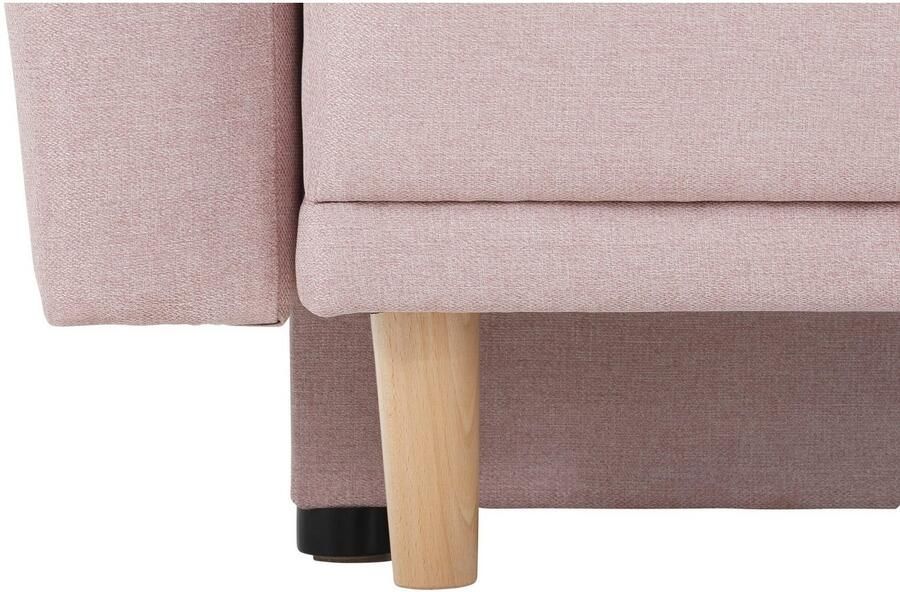 Home affaire Slaapbank Scandic incl. 2 sierkussens en bedkist capitonnage in rugkussen - Foto 4