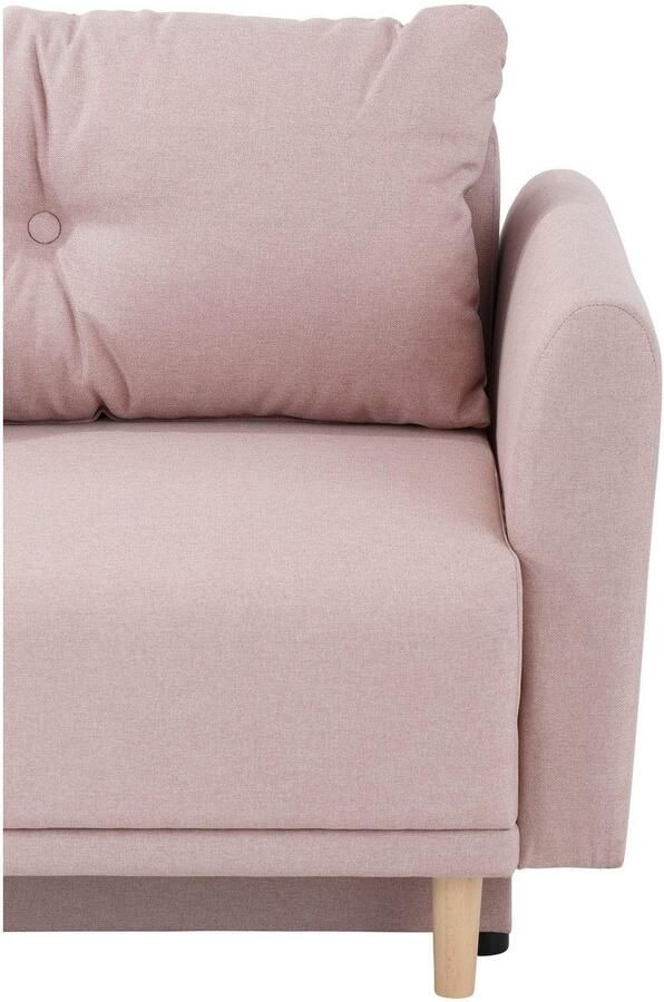 Home affaire Slaapbank Scandic incl. 2 sierkussens en bedkist capitonnage in rugkussen - Foto 3